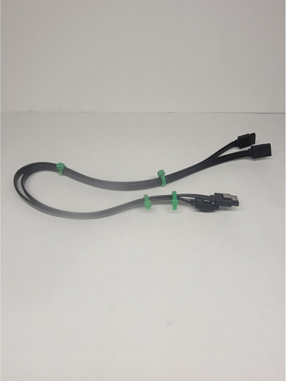 50cm 2 black SATA3.0 III High Speed 6.0 Gbps Data Cable 2X